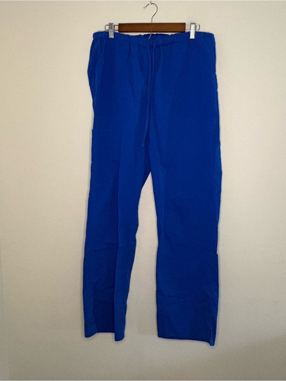 Cherokee Adult Large Blue Scrub Pants Bottoms Pockets Medical Tall Straight